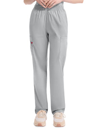 Women's 6-Pocket Natural Rise Tapered Leg Pant - 86106 - Grey
