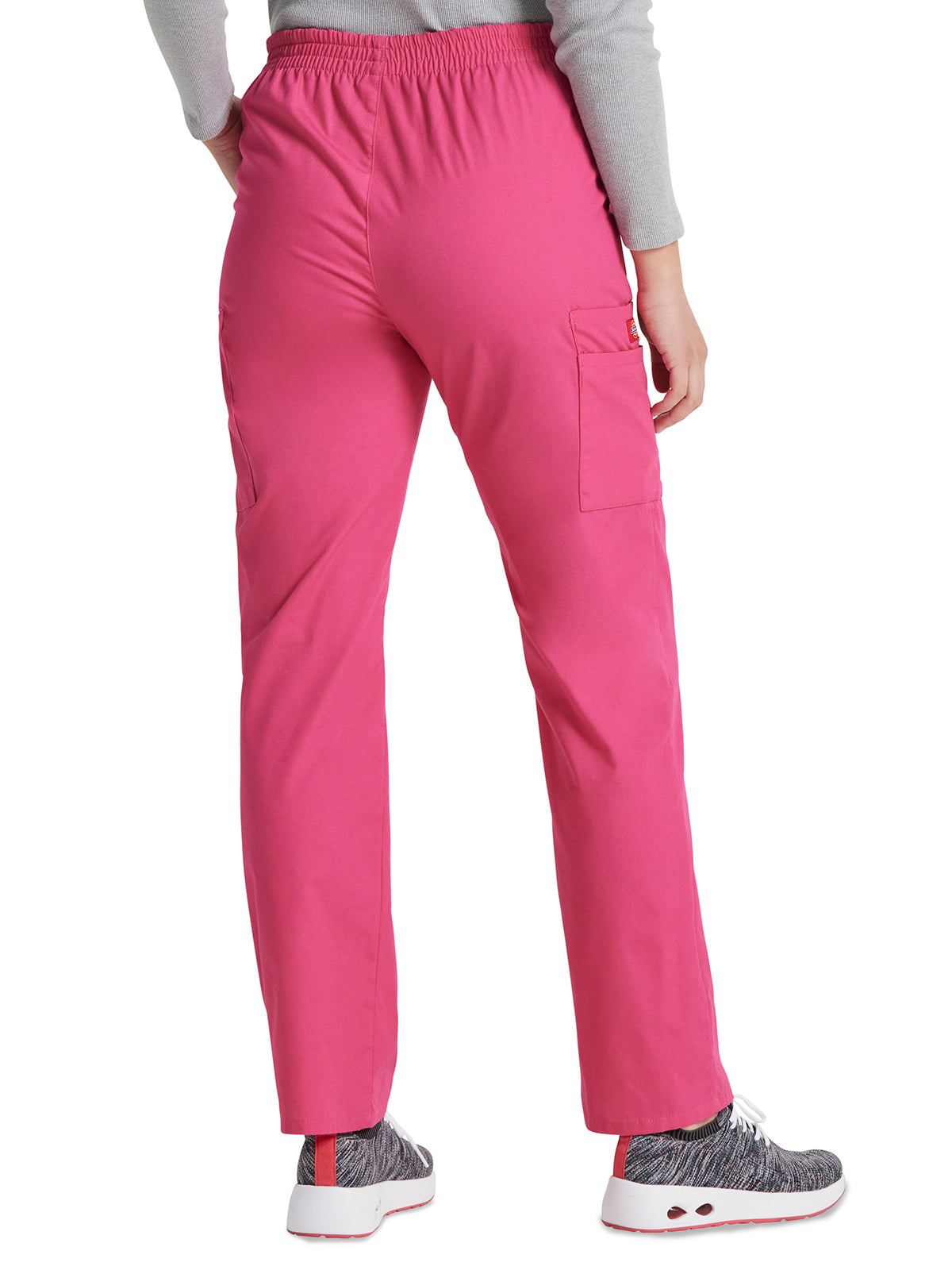 Women's Natural Rise Tapered Leg Pull-On Pant - 86106 - Hot Pink