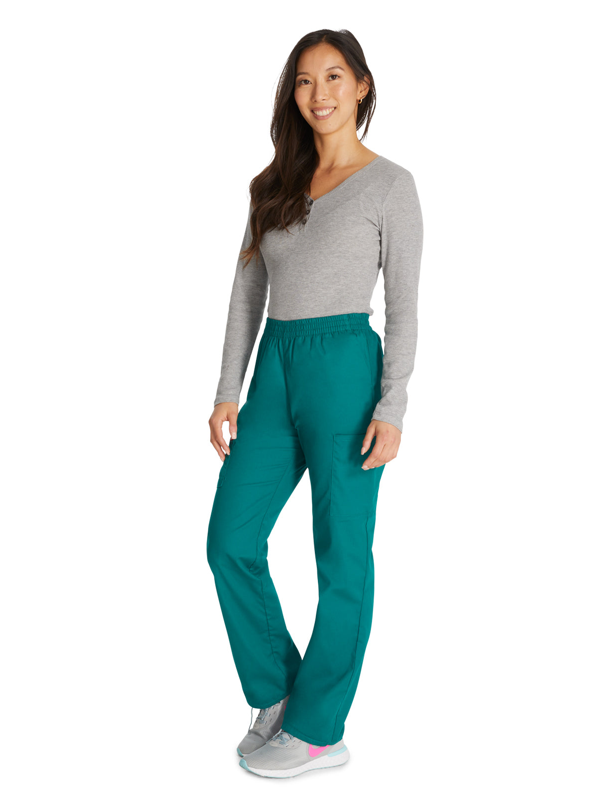 Women's Natural Rise Tapered Leg Pull-On Pant - 86106 - Hunter