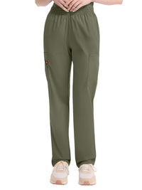 Women's 6-Pocket Natural Rise Tapered Leg Pant - 86106 - Olive