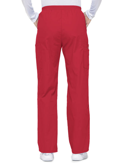 Women's Natural Rise Tapered Leg Pull-On Pant - 86106 - Red