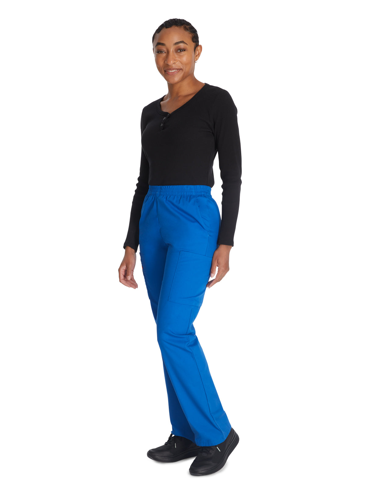 Women's Natural Rise Tapered Leg Pull-On Pant - 86106 - Royal