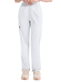 Women's 6-Pocket Natural Rise Tapered Leg Pant - 86106 - White