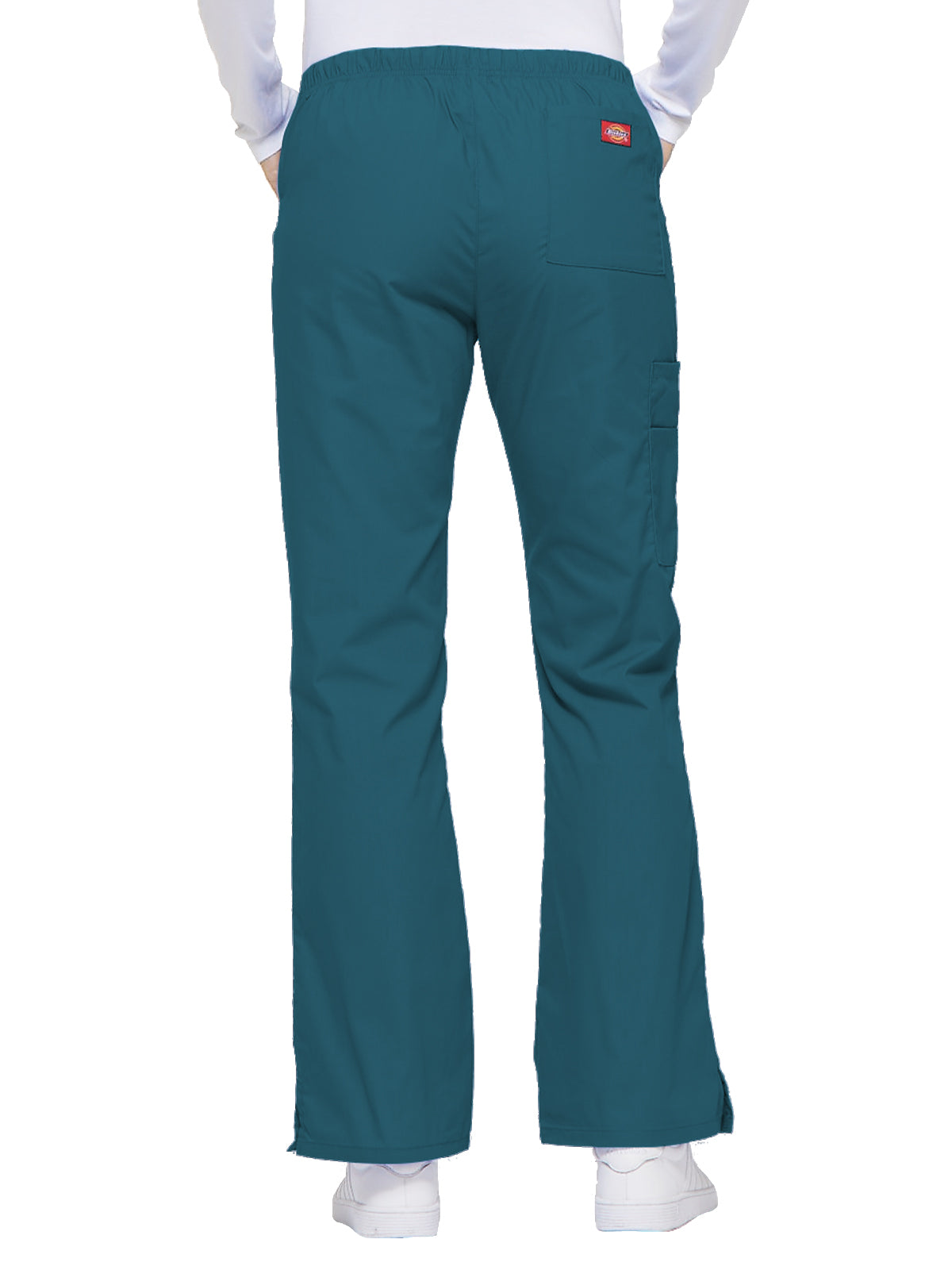 Women's Mid Rise Drawstring Cargo Pant - 86206 - Caribbean Blue