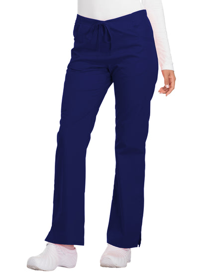 Women's Mid Rise Drawstring Cargo Pant - 86206 - Galaxy Blue