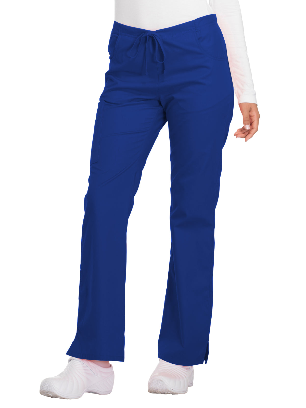 Women's 6-Pocket Mid Rise Cargo Pant - 86206 - Royal