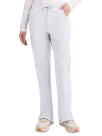 Women's 6-Pocket Mid Rise Cargo Pant - 86206 - White