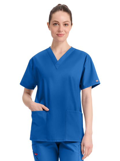 Women's 3-Pocket V-Neck Top - 86706 - Royal