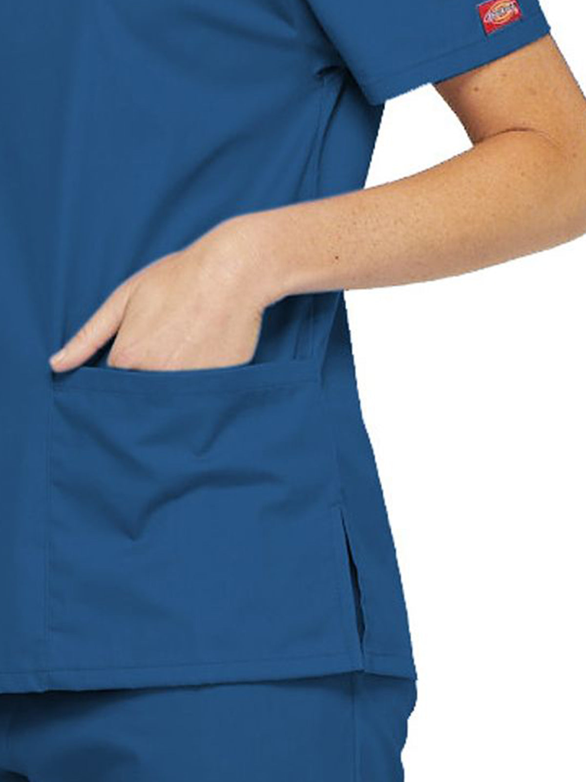 Women's 2-Pocket V-Neck Scrub Top - 86706 - Royal