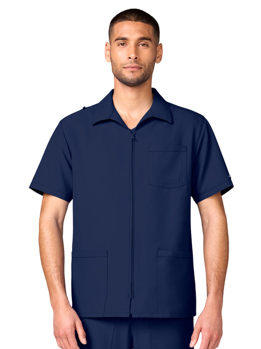 Men's 3-Pocket Full Zip Jacket - CK00027 - Navy