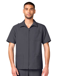 Men's 3-Pocket Full Zip Jacket - CK00027 - Pewter