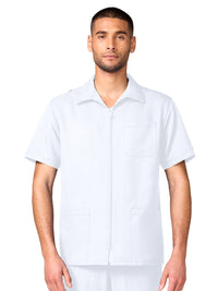 Men's 3-Pocket Full Zip Jacket - CK00027 - White