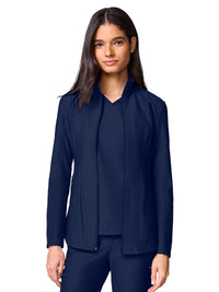 Women's 2-Pocket Full Zip Jacket - CK00032 - Navy