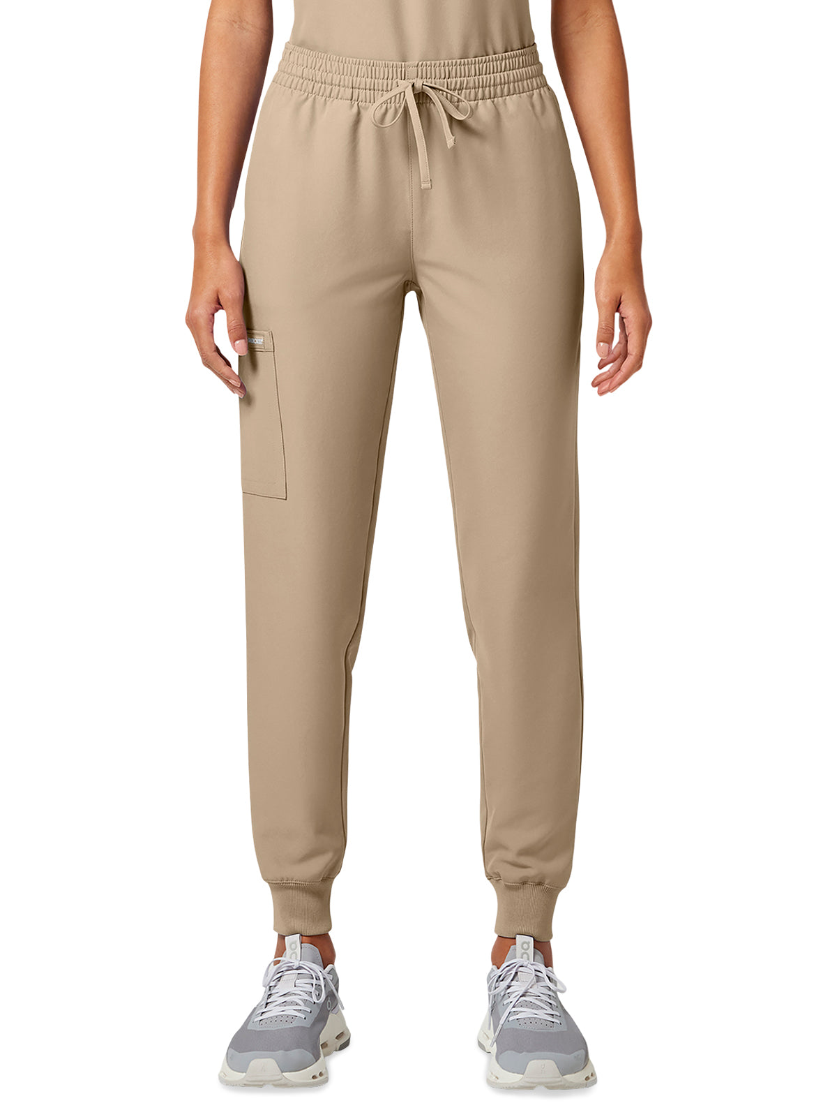 Women's 5-Pocket Mid Rise Jogger Pant - CK00034A - Khaki