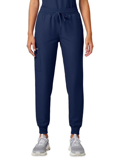 Women's 5-Pocket Mid Rise Jogger Pant - CK00034A - Navy