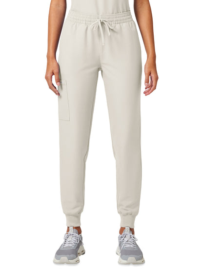 Women's 5-Pocket Mid Rise Jogger Pant - CK00034A - White
