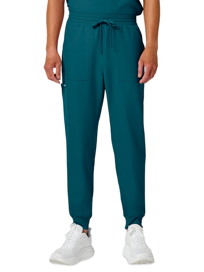 Men's 4-Pocket Mid Rise Jogger Pant - CK00035A - Caribbean Blue