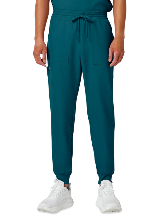 Men's 4-Pocket Mid Rise Jogger Pant - CK00035A - Caribbean Blue