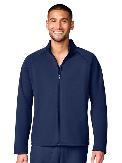Men's 4-Pocket Fleece Jacket - CK00069 - Navy