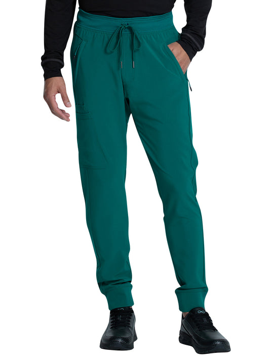 Men's 5-Pocket Mid Rise Jogger Pant - CK004A - Hunter Green