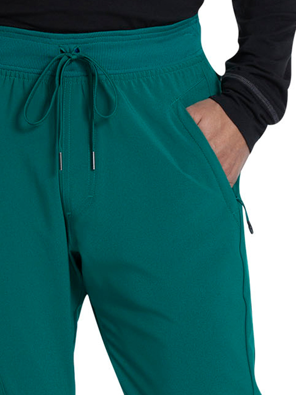 Men's 5-Pocket Mid Rise Jogger Pant - CK004A - Hunter Green