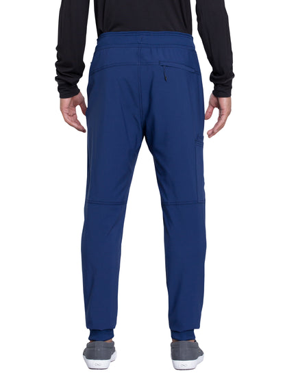 Men's 5-Pocket Mid Rise Jogger Pant - CK004A - Navy