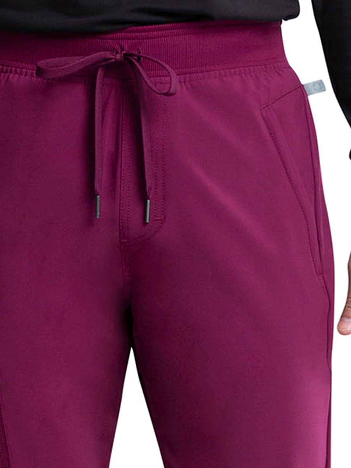 Men's 5-Pocket Mid Rise Jogger Pant - CK004A - Wine