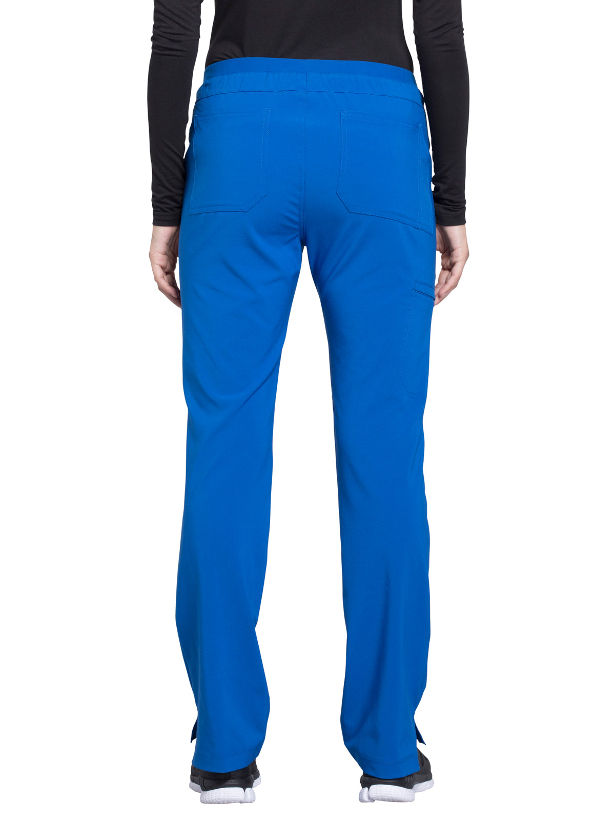 Women's Mid Rise Tapered Leg Drawstring Pant - CK010 - Royal