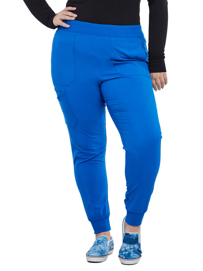 Women's 7-Pocket Mid Rise Jogger Pant - CK011 - Royal