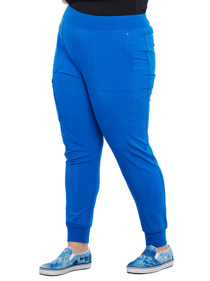 Women's 7-Pocket Mid Rise Jogger Pant - CK011 - Royal