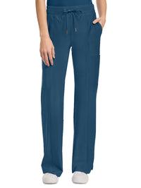 Women's 5-Pocket Trouser Leg Pant - CK026 - Caribbean Blue