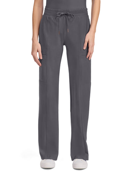 Women's 5-Pocket Trouser Leg Pant - CK026 - Pewter
