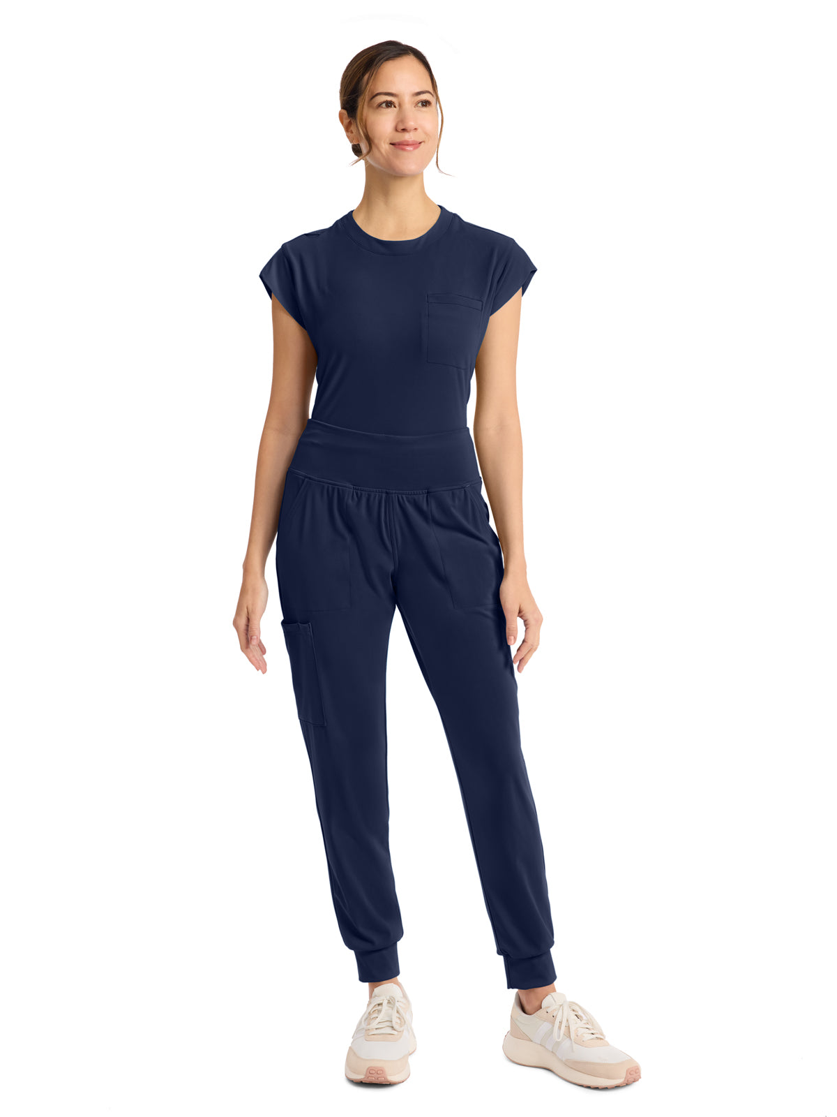 Women's 5-Pocket Jogger Pant - CK033 - Navy