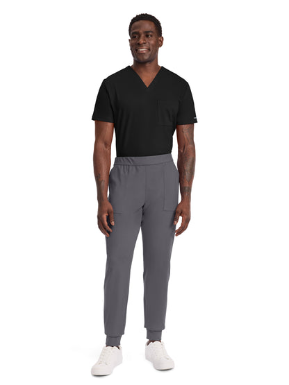 Men's 5-Pocket Jogger Pant - CK034 - Pewter