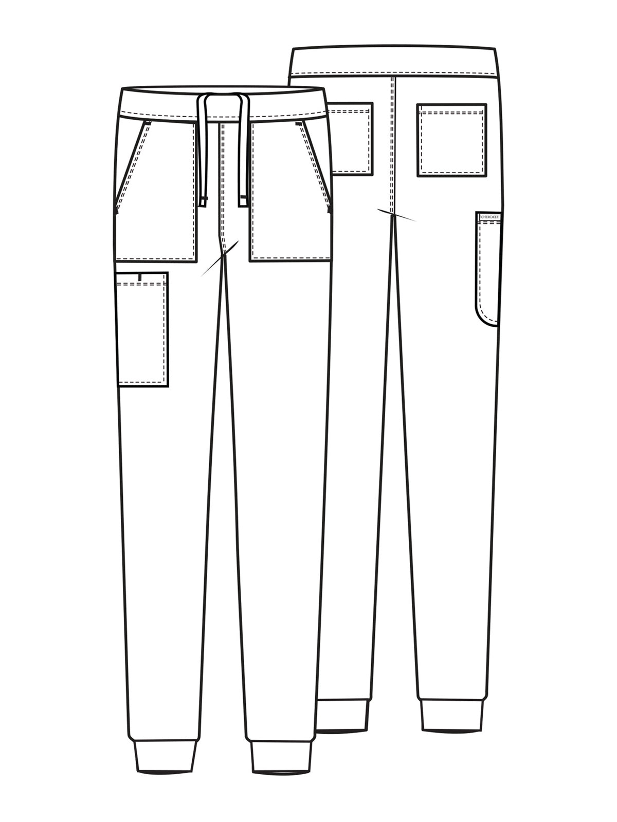 Men's 5-Pocket Jogger Pant - CK034 - Royal