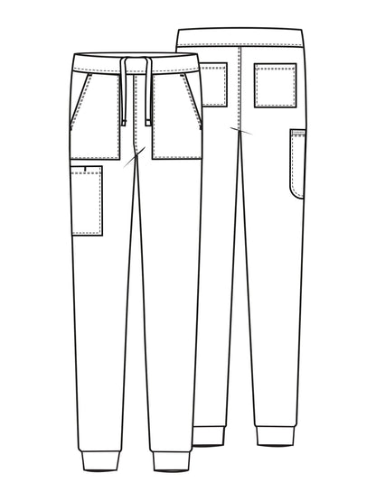 Men's 5-Pocket Jogger Pant - CK034 - Royal