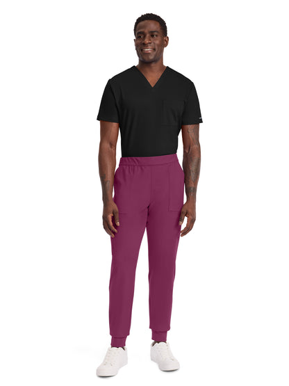 Men's 5-Pocket Jogger Pant - CK034 - Wine