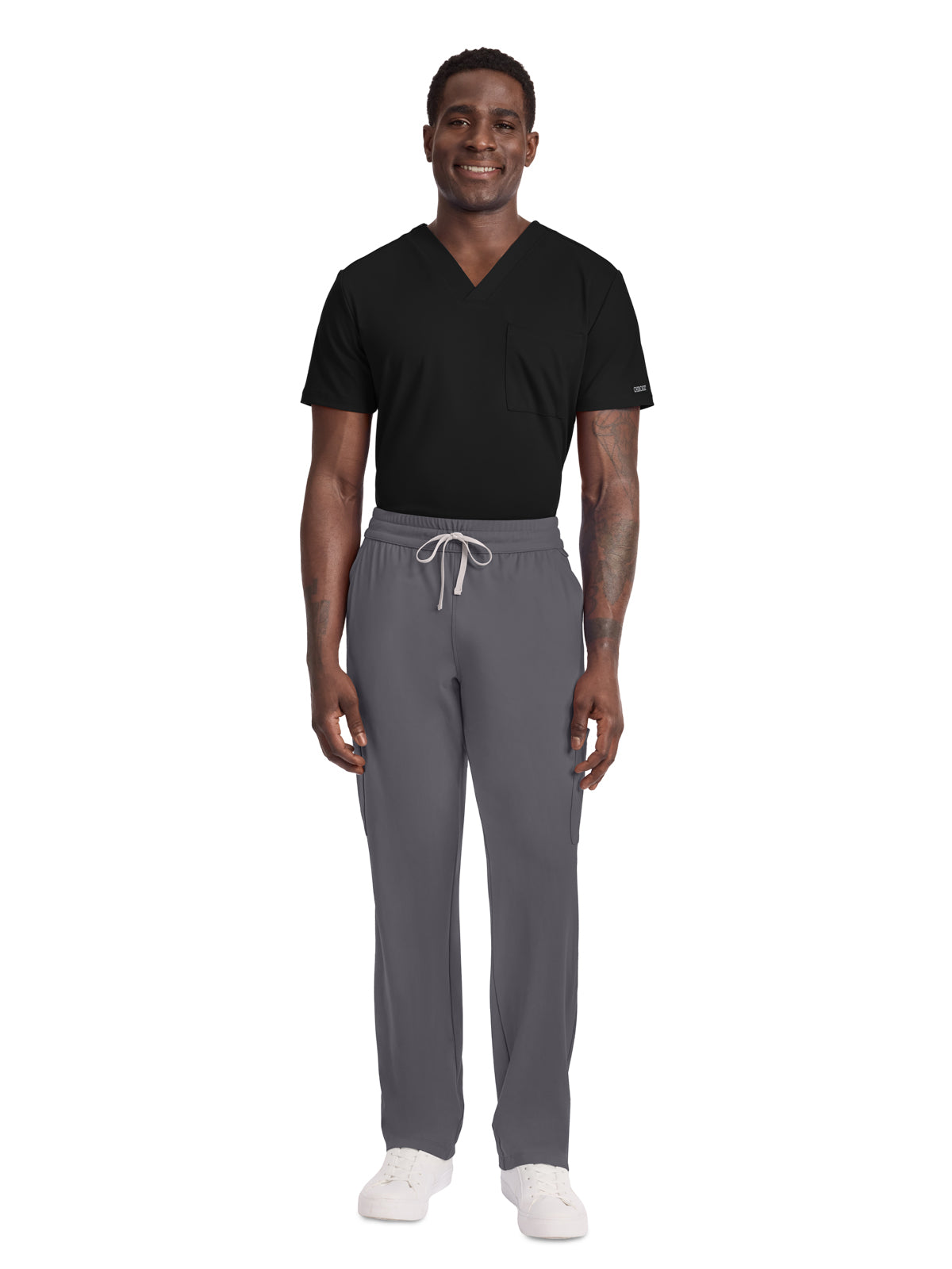 Men's 5-Pocket Straight Leg Pant - CK036 - Pewter