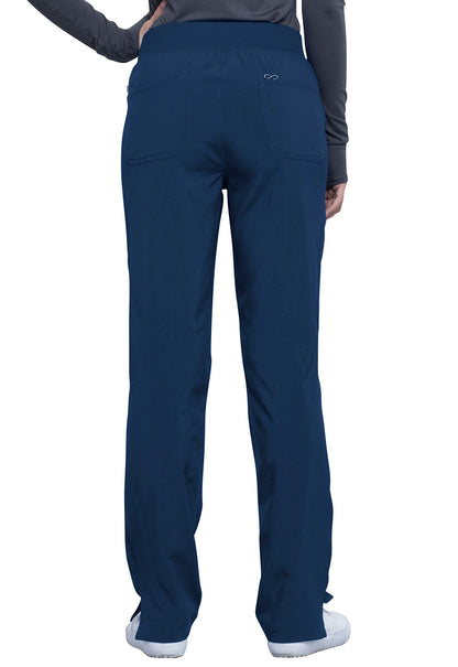 Women's Mid Rise Tapered Leg Scrub Pant - CK065A - Navy