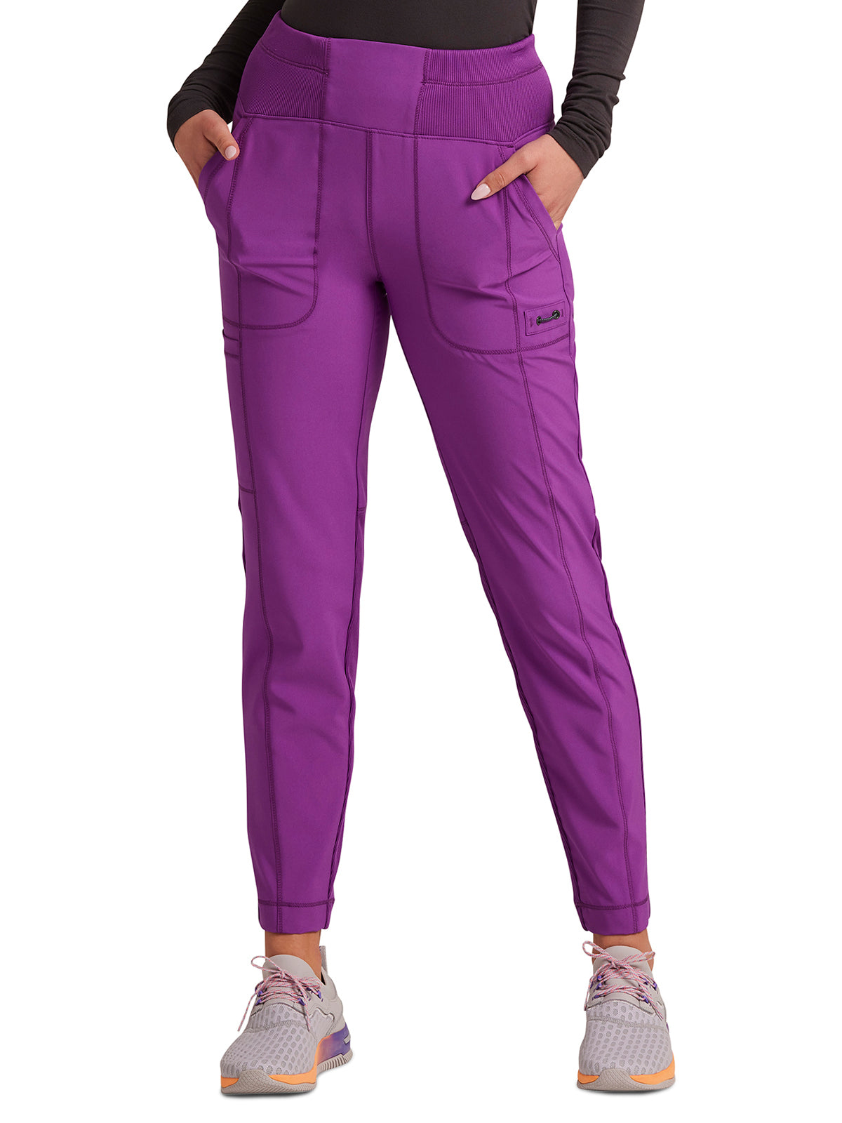 Women's High-Rise Skinny Leg Pant - CK067A - Bright Violet