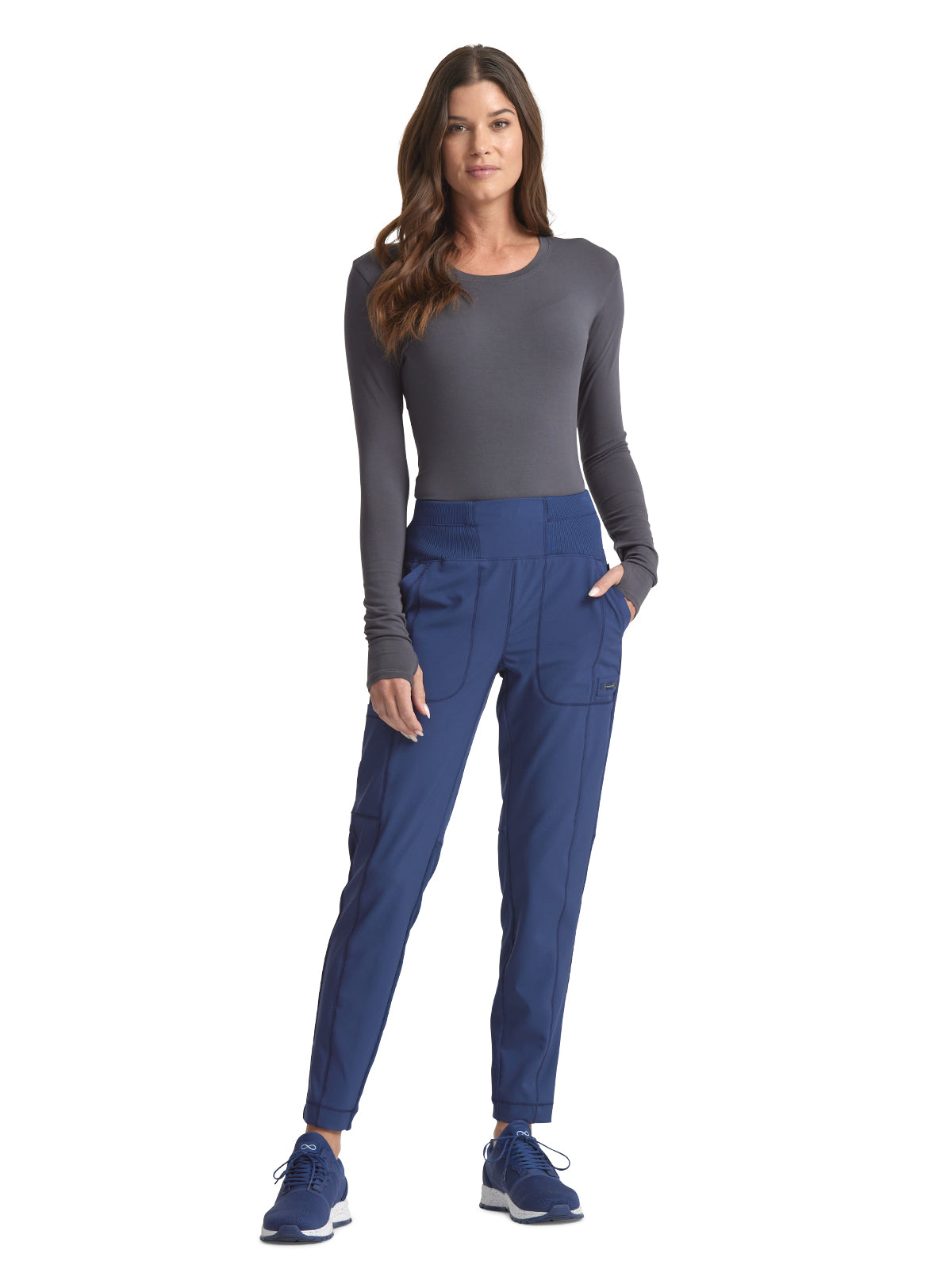 Women's High-Rise Skinny Leg Pant - CK067A - Navy