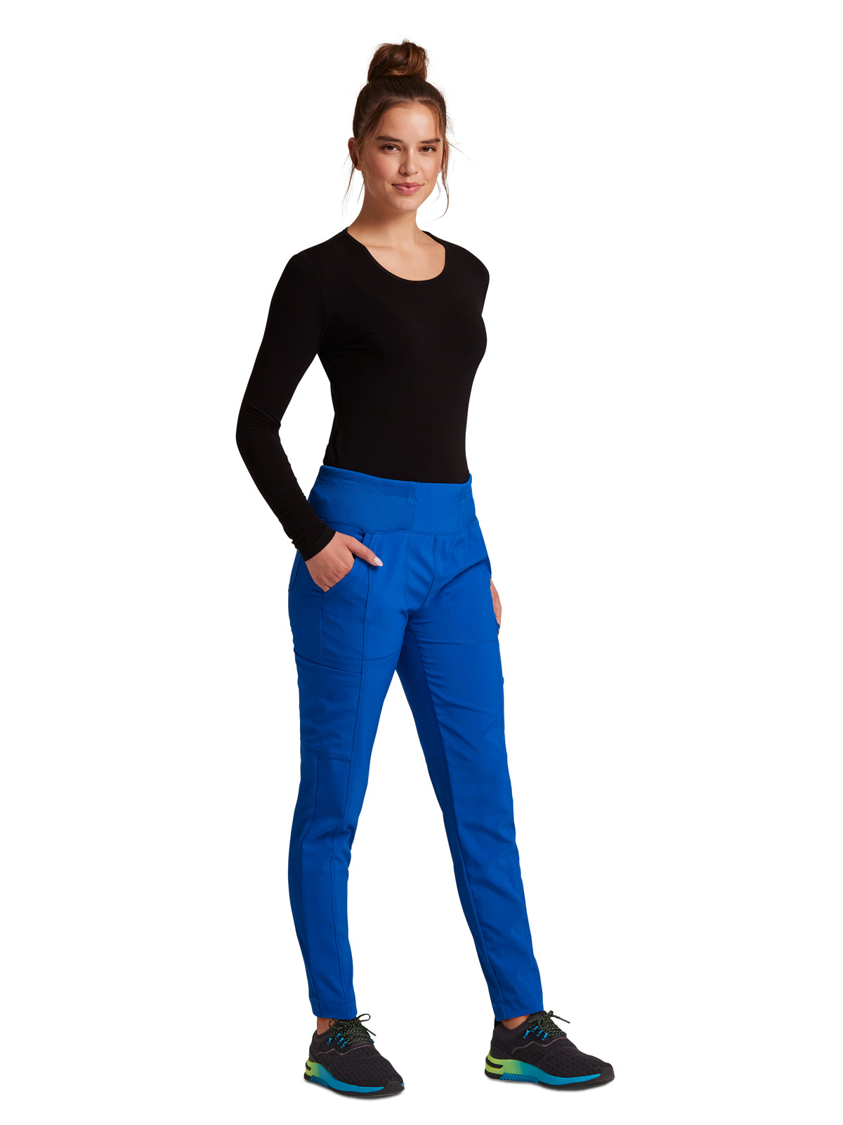 Women's High-Rise Skinny Leg Pant - CK067A - Royal