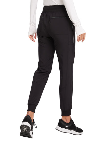 Women's Mid Rise Jogger - CK080A - Black