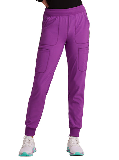 Women's Mid Rise Jogger - CK080A - Bright Violet