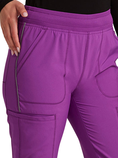 Women's Mid Rise Jogger - CK080A - Bright Violet