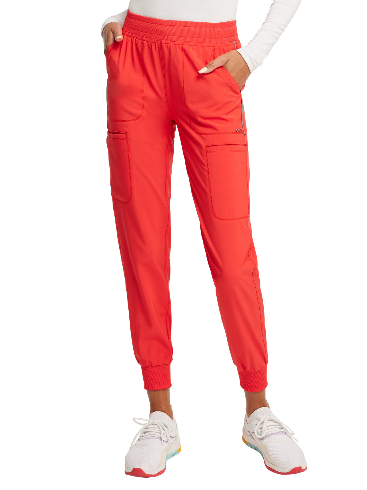 Women's Mid Rise Jogger - CK080A - Rooftop Red