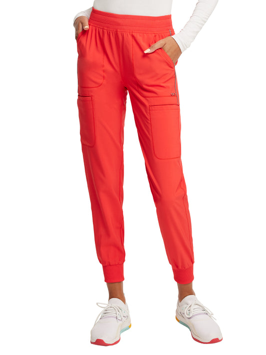 Women's Mid Rise Jogger - CK080A - Rooftop Red