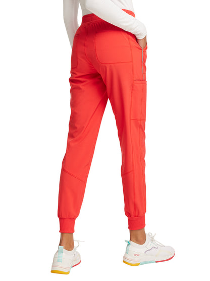 Women's Mid Rise Jogger - CK080A - Rooftop Red