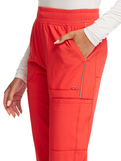 Women's Mid Rise Jogger - CK080A - Rooftop Red