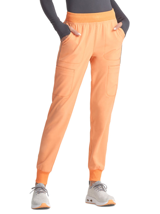 Women's Mid Rise Jogger - CK080A - Peach Linen